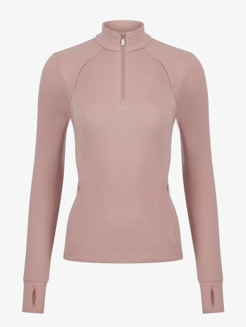 LeMieux Frances Quarter Zip Fleece Wild Rose