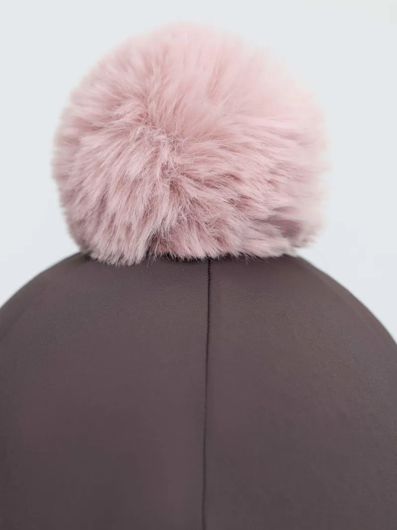 LeMieux Classique Pom Hat Silk Cocoa-3