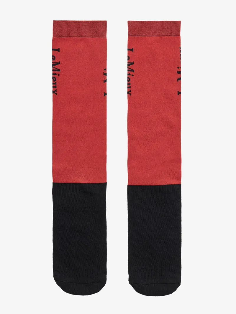 LeMieux Competition Socks 2 Pack Russet-2
