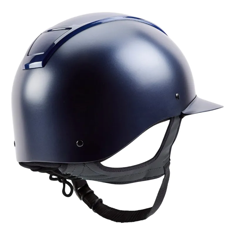 Champion Insight Peaked Riding Hat Matt Blue-1