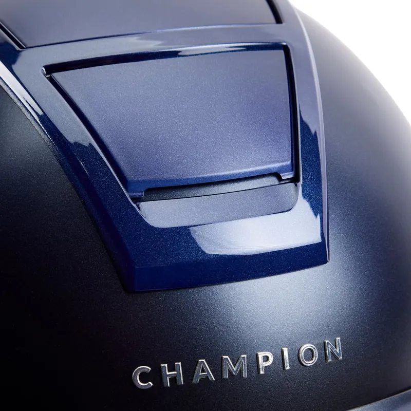 Champion Insight Peaked Riding Hat Matt Blue Small-3