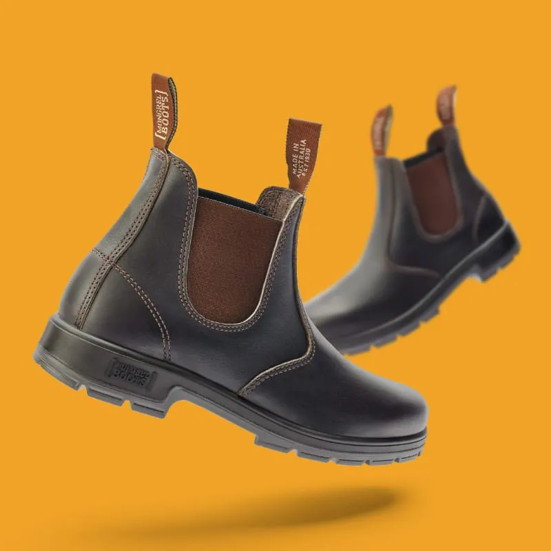 Mongrel K9 Dealer Boots - Claret Oil Kip