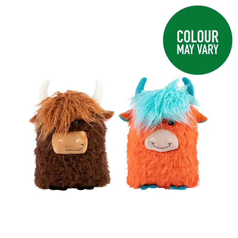KONG Comfort Jumbo Highland Cow Dog Toy