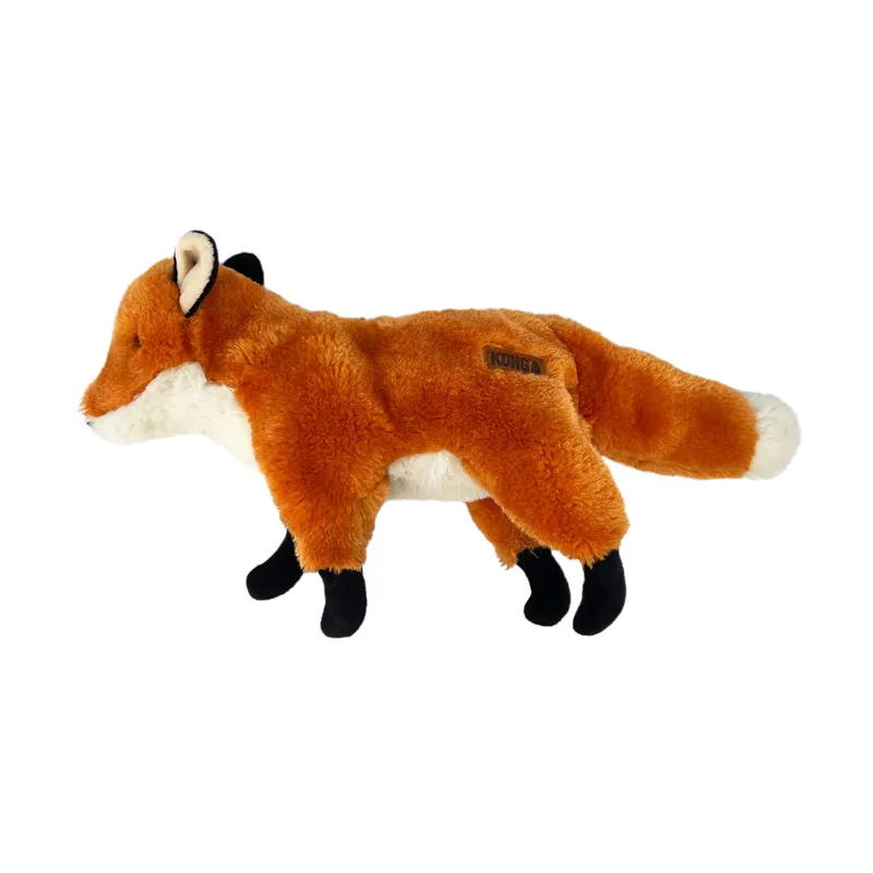 KONG Wild Fox Dog Toy Low Stuffing - Medium