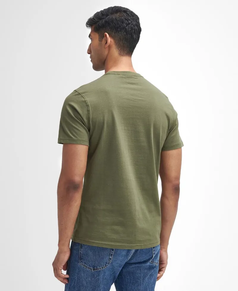 Barbour Field Dog T-Shirt Olive-2
