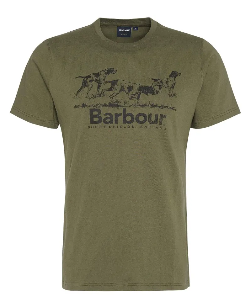 Barbour Field Dog T-Shirt Olive