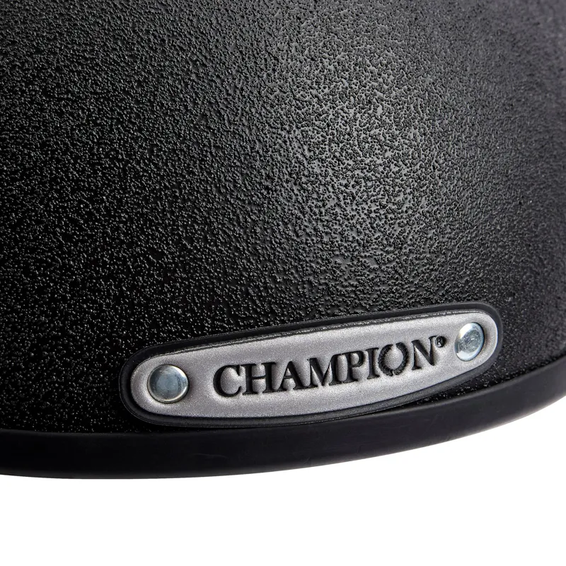 Champion Pro Lite II Jockey Skull Riding Helmet Black-1