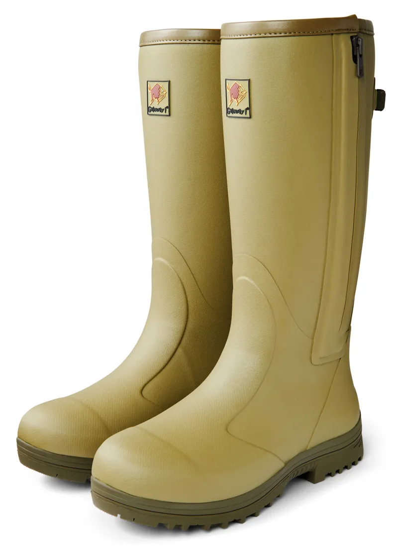 Gateway1 Pheasant Game 18 5mm Side Zip Wellington Boot Cedar Olive