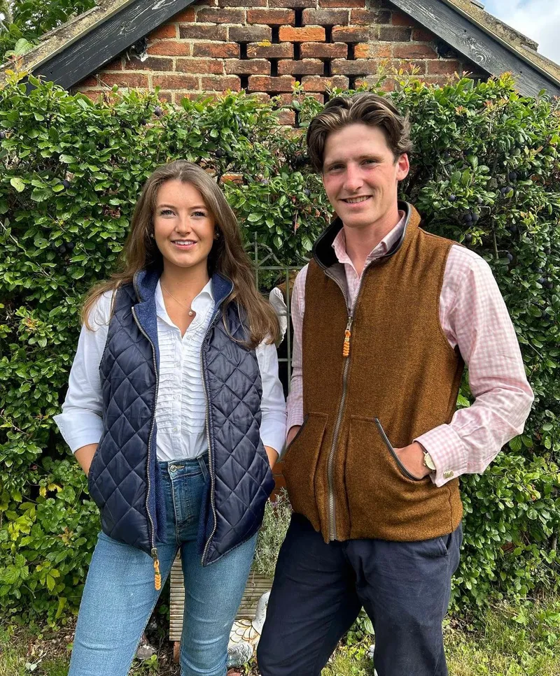 Pin Piuma Teal Reversible Gilet-1