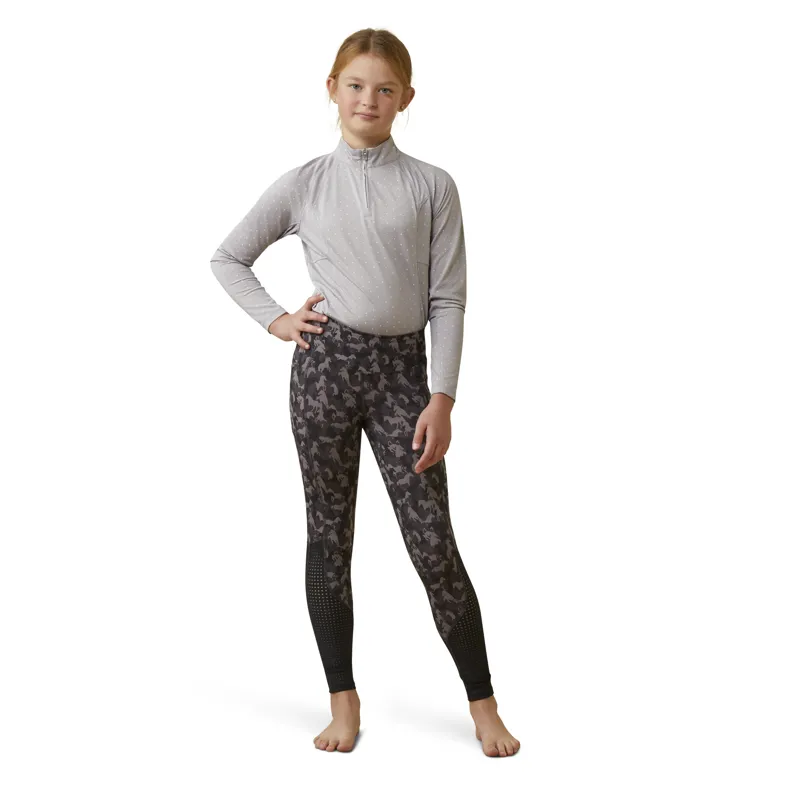 Ariat Youth EOS Full Seat Riding Tights Periscope Camo Horse