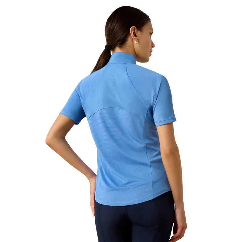 Ariat Soquel 1/4 Zip Short Sleeve Baselayer Riviera-2