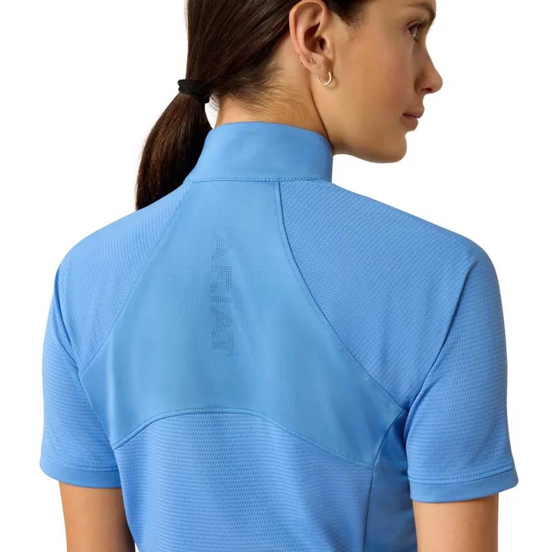 Ariat Soquel 1/4 Zip Short Sleeve Baselayer Riviera-3