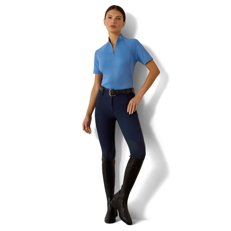 Ariat Soquel 1/4 Zip Short Sleeve Baselayer Riviera-4