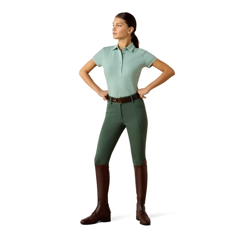 Ariat Prix 3.0 Short Sleeve Polo Blue Surf-4