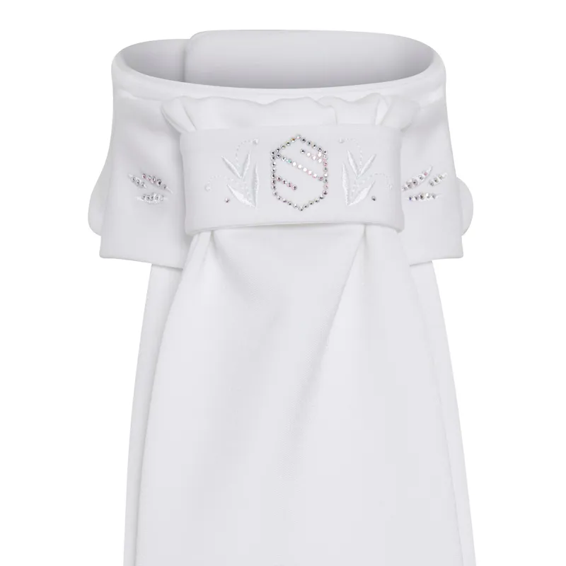 Samshield Embroidered Crystal Stock Holograhic White