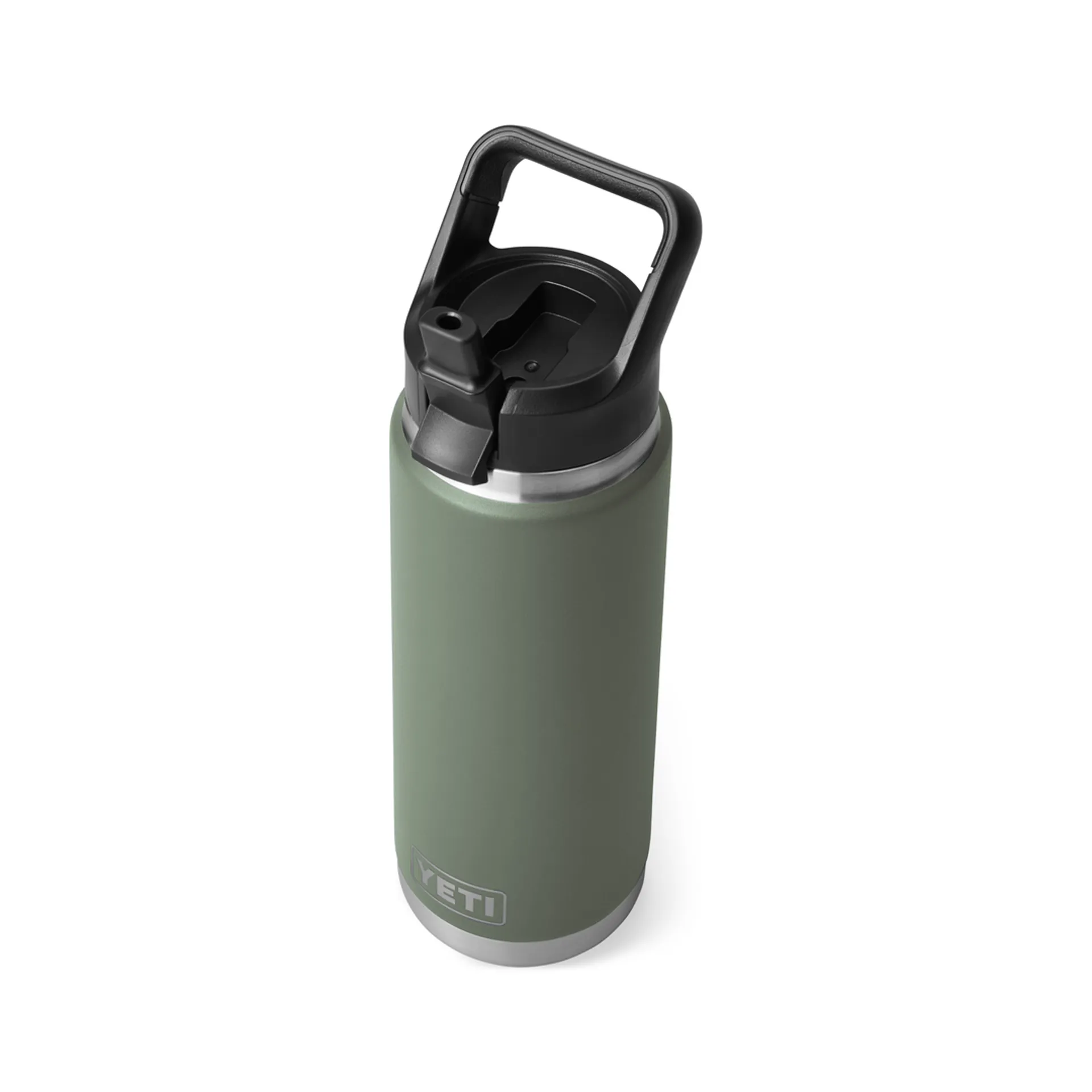 YETI Rambler 26oz Straw Bottle Camp Green