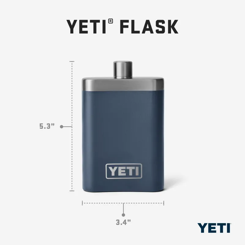YETI Rambler Flask Navy-4