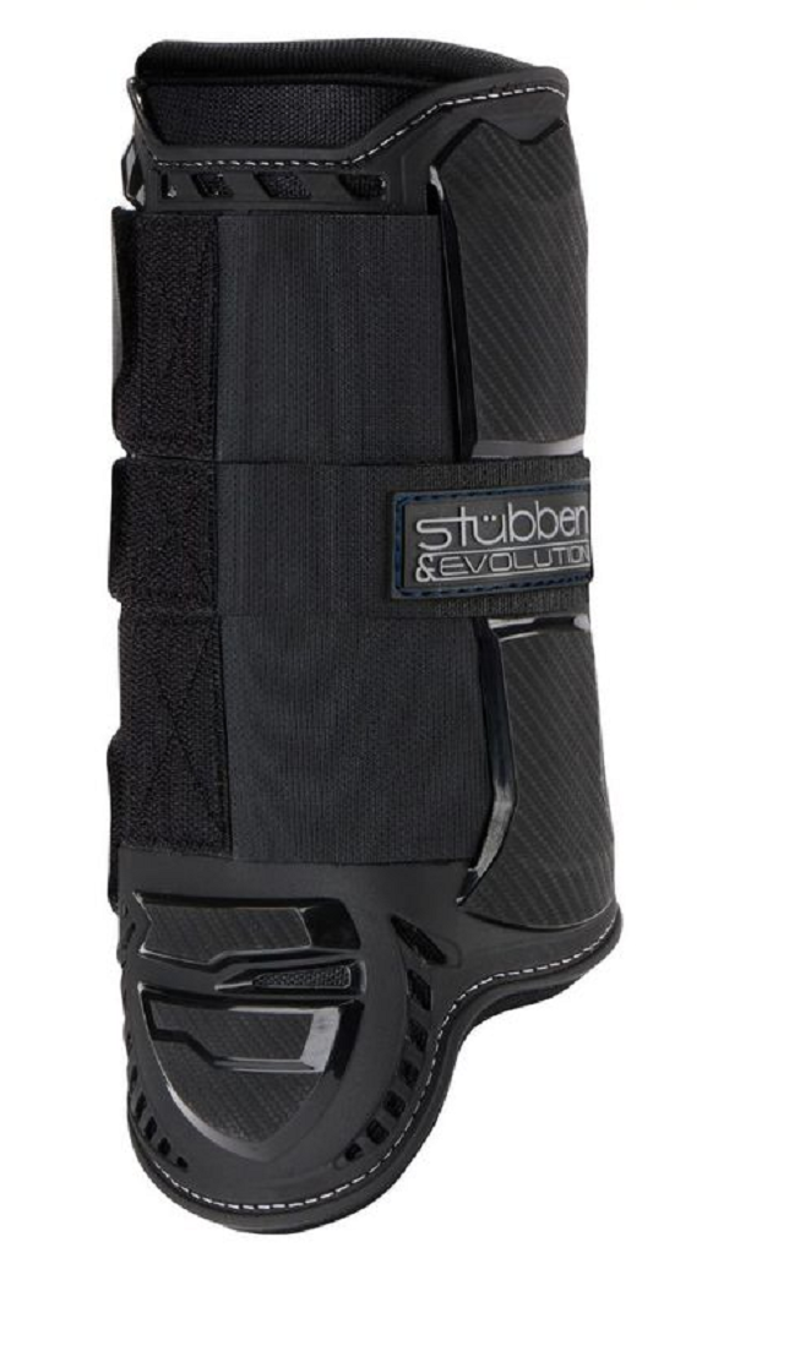 Stubben Hybrid XC Boots Front Legs Black-1