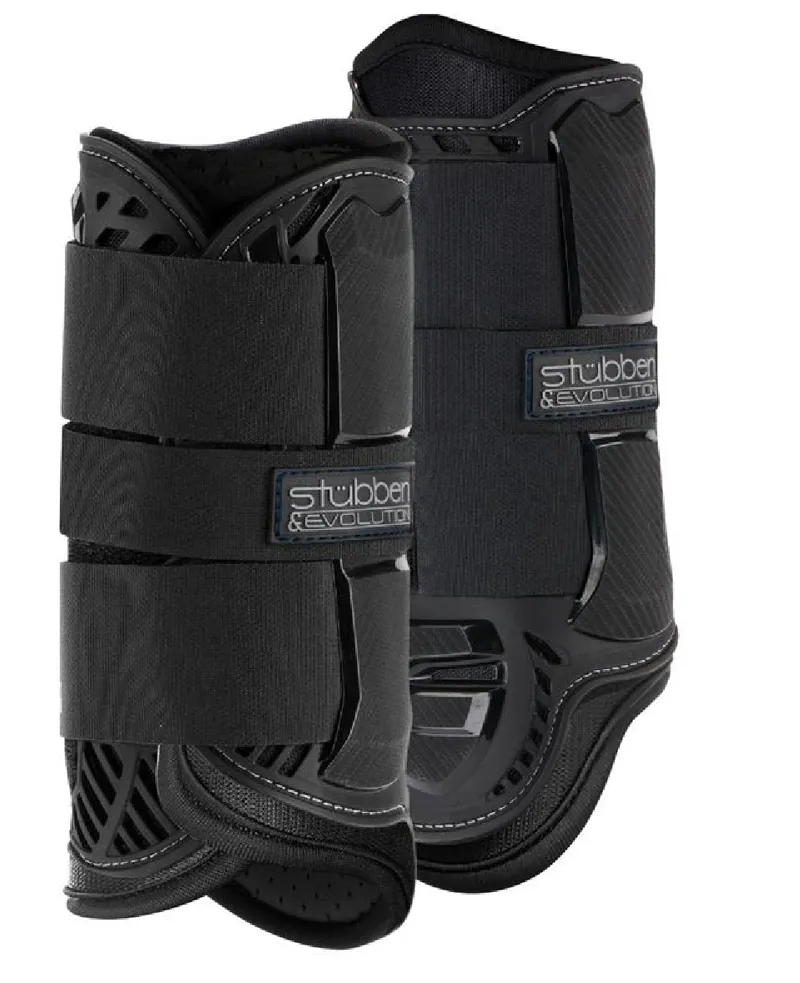 Stubben Hybrid XC Boots Hind Legs Black