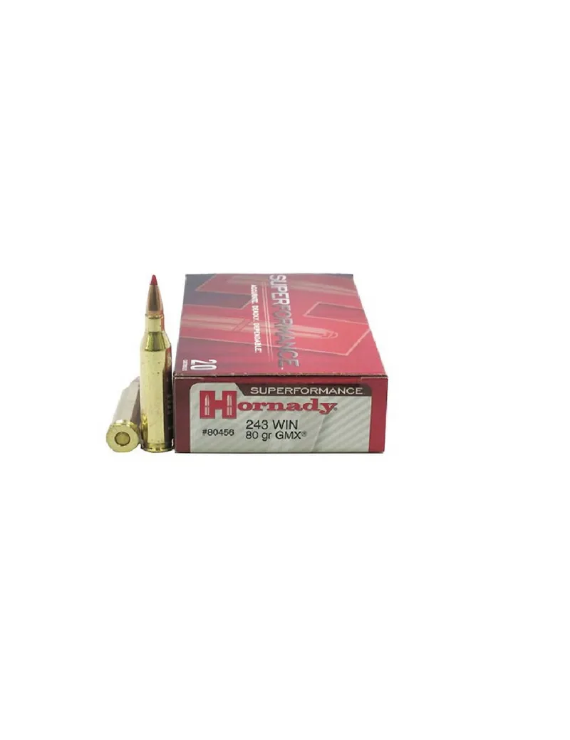 Hornady .243 GMX SPF International 80gr x20