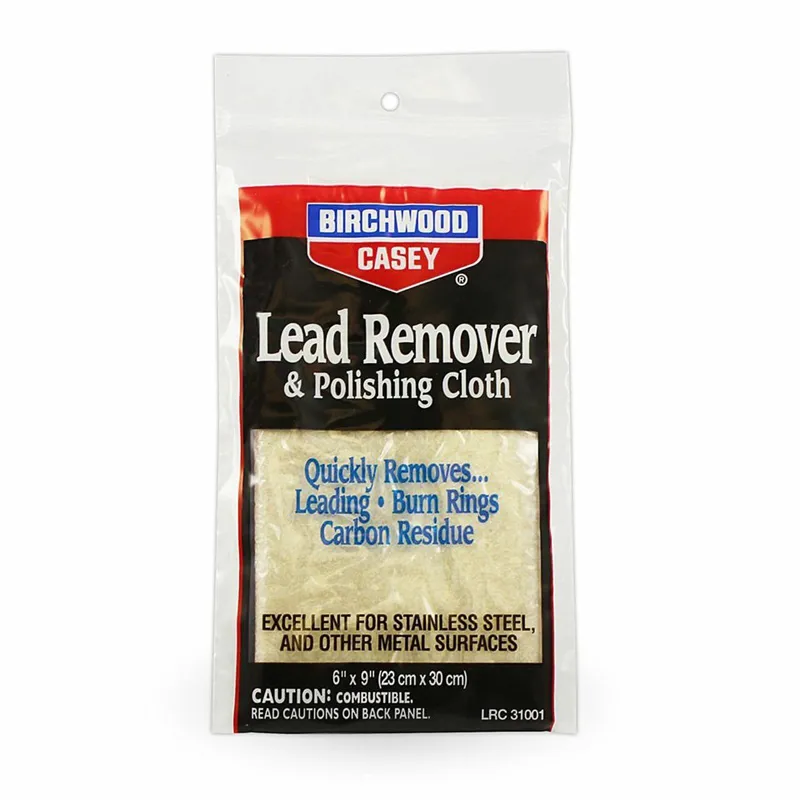 Birchwood Casey Lead Remover / Polishing Cloth 6 x 9