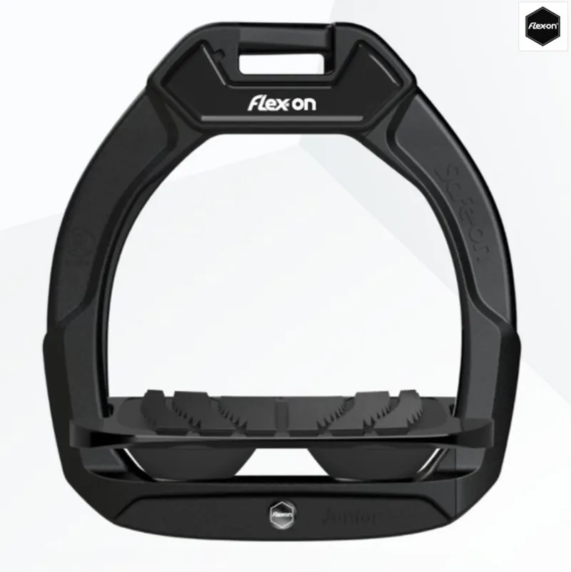 Junior Safe On Stirrups IG  Black Frame  Black Elastomers  Black Branch