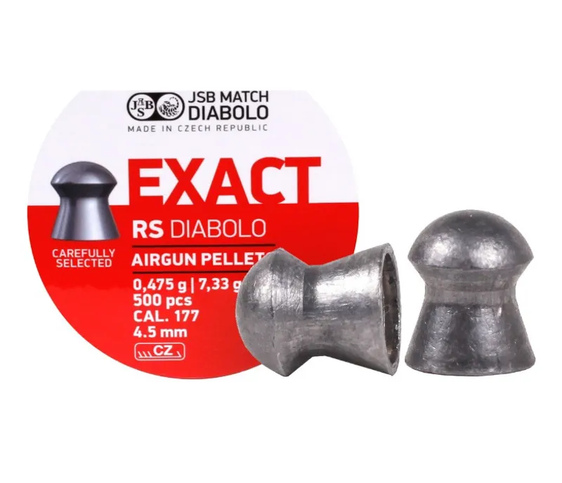 JSB Exact RS Diabolo Pellets .177 7.33gr Size 4.5