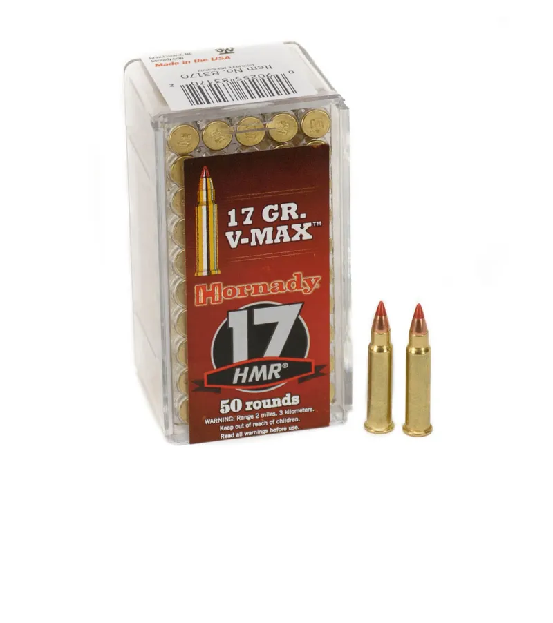 Hornady .17 HMR 17gr V-MAX x50