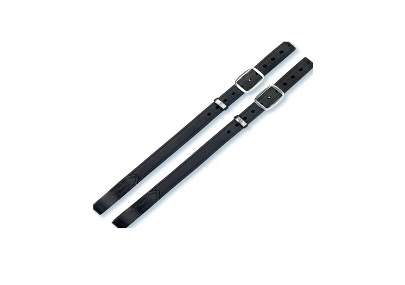 Stubben DeLuxe Mono Stirrup Leathers Black