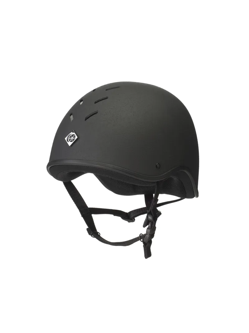 Charles Owen Young Rider Jockey Skull Black