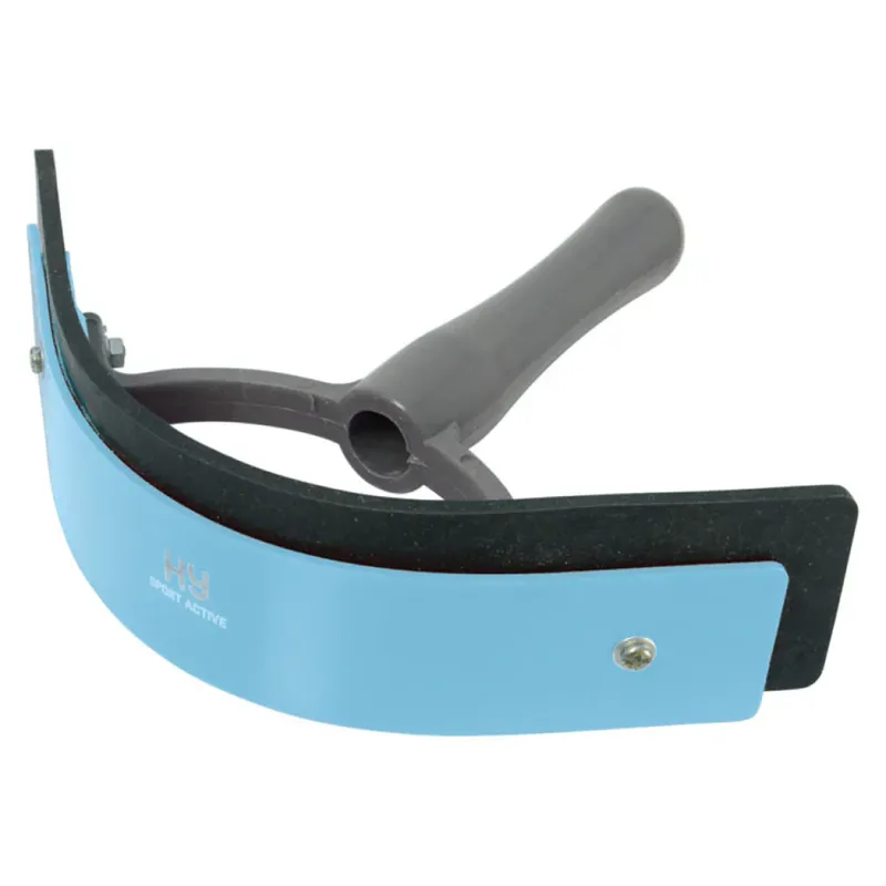 HY ProGroom Two Tone Sweat Scraper Blue
