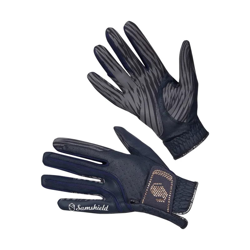 Samshield Swaro Gloves Navy Rose Gold