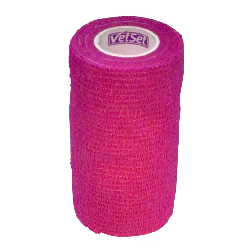 VetSet Cohesive Bandages  Pink