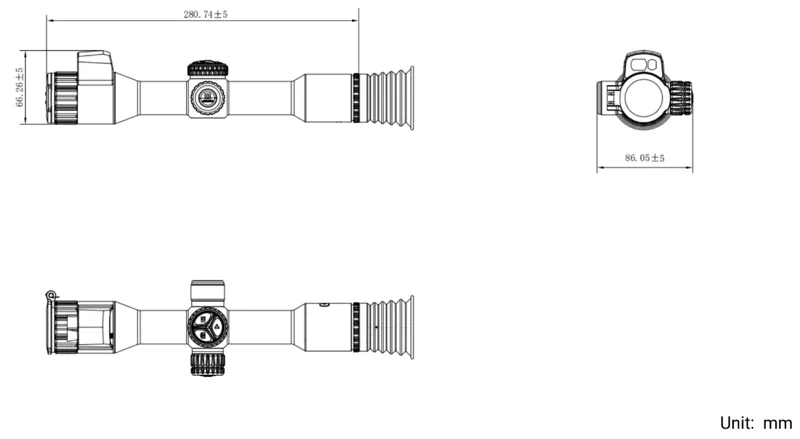 HIKMICRO Aplex Lite LRF 4K Rifle Scope-1