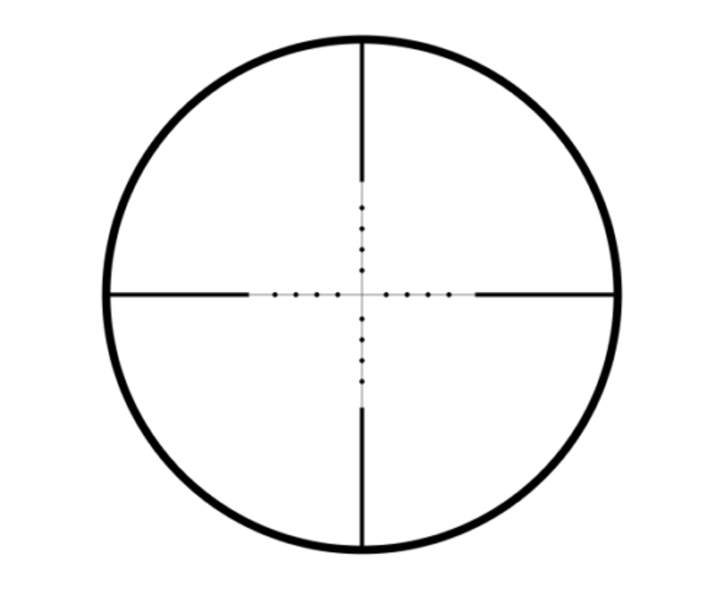 Hawke Fast Mount 3-9x40 AO Mil Dot Rifle Scope 11323-2