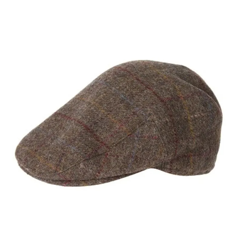 Barbour Crieff Cap Olive/Blue/Red Tweed