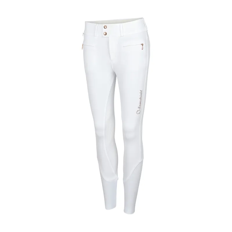 Samshield Clara Full Seat Breeches White Rose Gold
