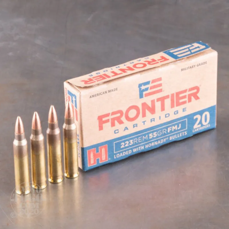 Hornady Frontier .223 55gr FMJ x 20
