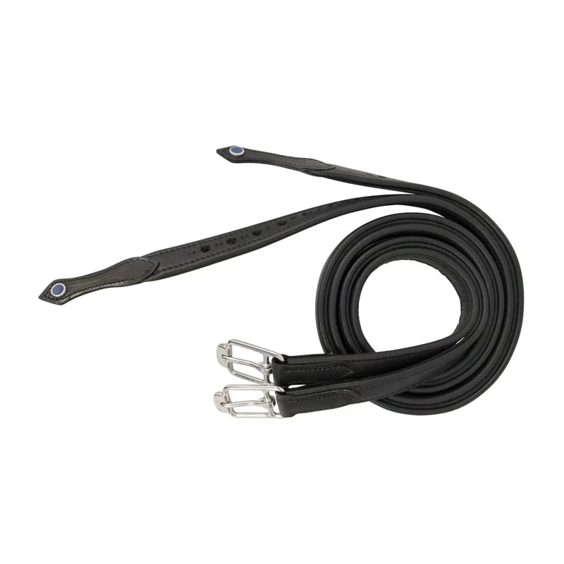 Stubben Stirrup Leathers DeLuxe Black