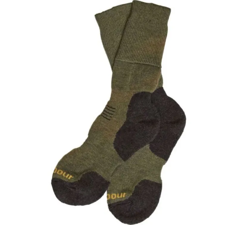 Barbour Cragg Boot Socks Olive
