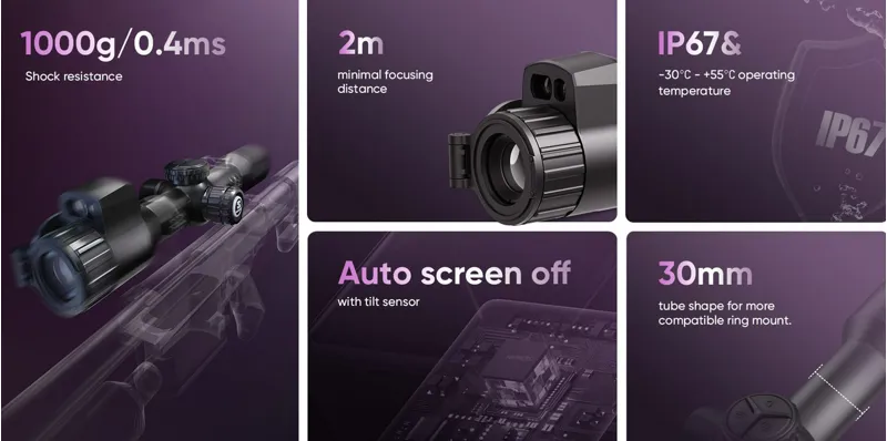 HIKMICRO Aplex Lite LRF 4K Rifle Scope-6