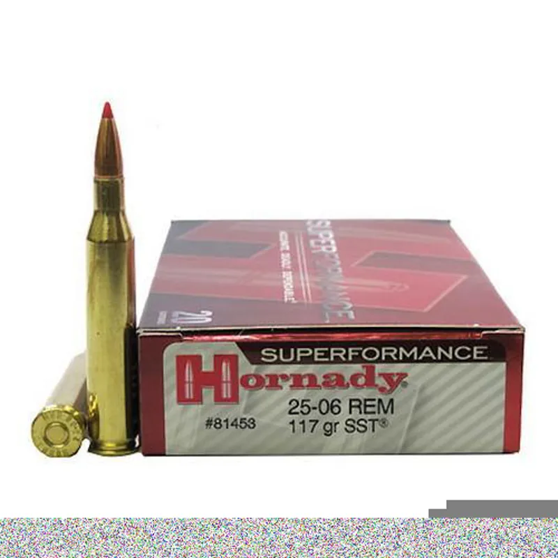 Hornady 25-06 Superperformance REM 117gr SST x20