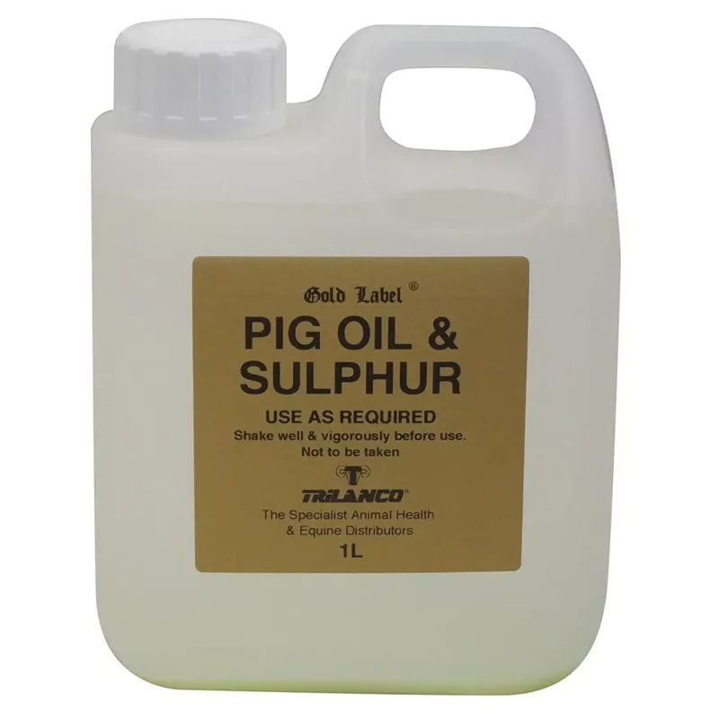 Gold Label Pig Oil and Sulphur 1L