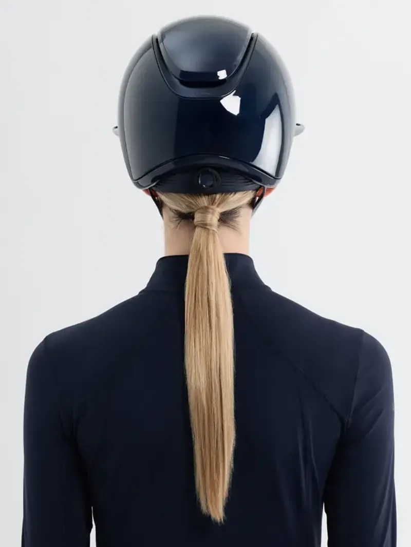 LeMieux Verv Competition Riding Hat Gloss Navy-3