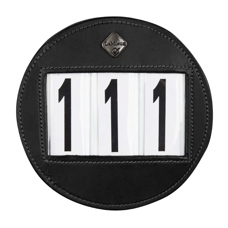 LeMieux Bridle Number Holder Round Black