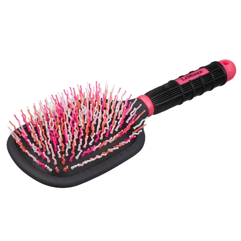 LeMieux Tangle Tidy Mane and Tail Brush Pink