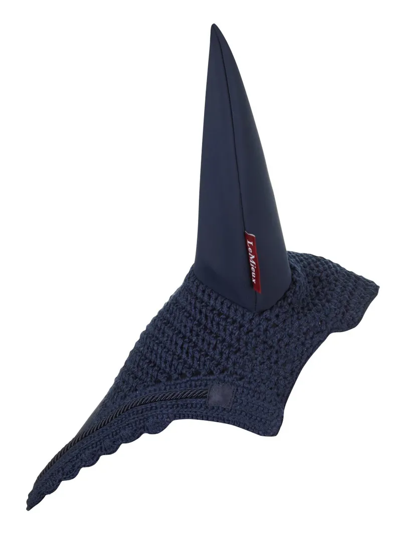 LeMieux Accoustic Pro Fly Hood Navy Blue-1