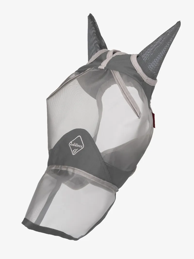 LeMieux ArmourShield Pro Full Fly Mask Grey-1