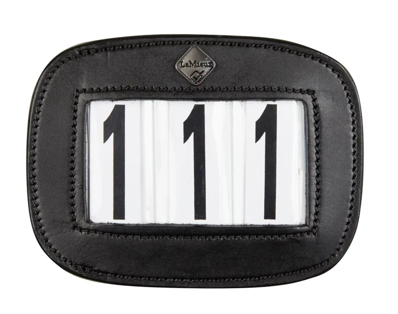 LeMieux Saddle Pad Number Holder Black