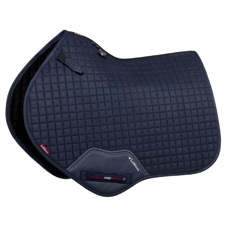 LeMieux Suede Close Contact Saddle Cloth Navy Large
